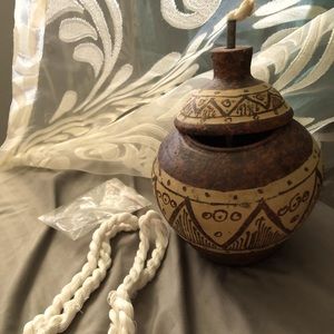 Ceramic oil lamp (unused)